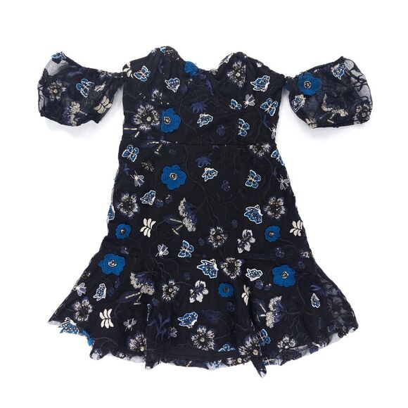 NEW For Love & Lemons Botanic Strapless Corset Dress Butterfly Whimsigoth Fairy - Picture 5 of 8